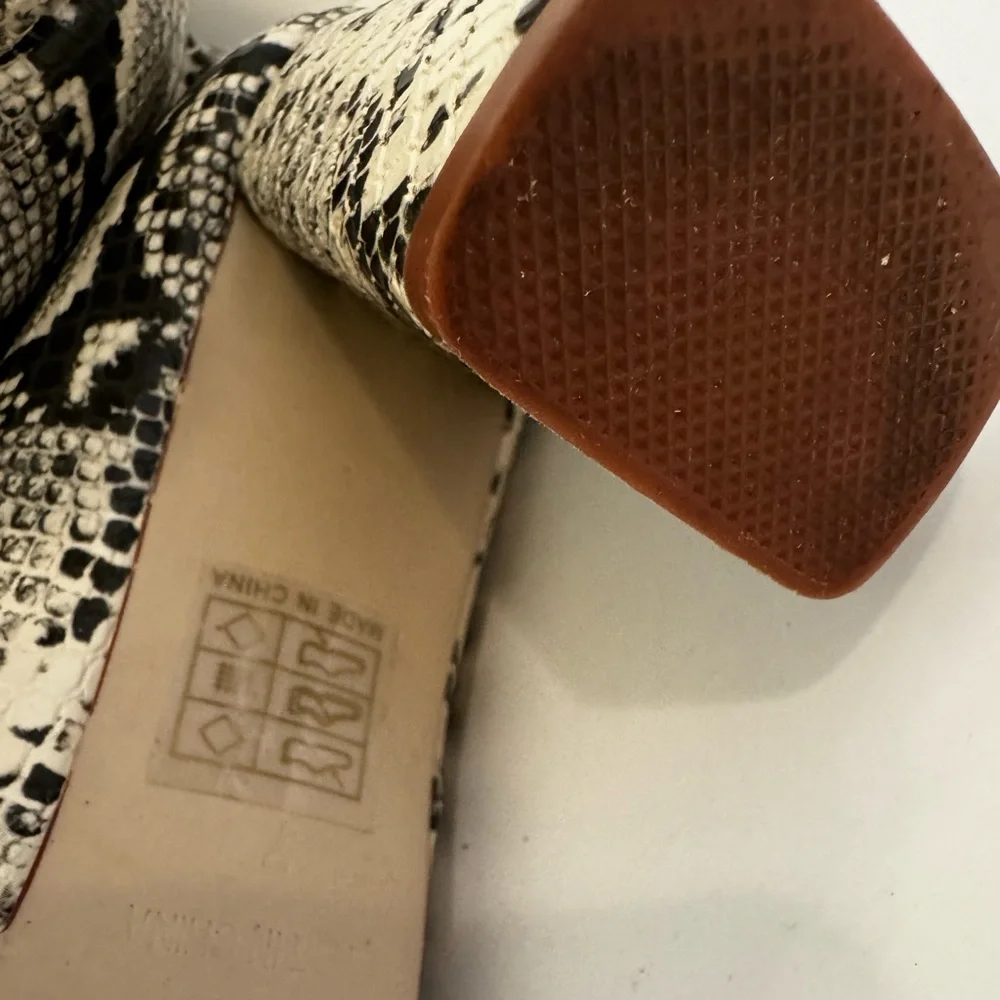 Pretty Little Thing Faux Snake Knee High Boots - Picture 10 of 11